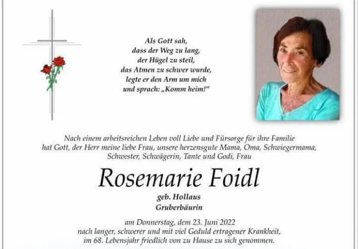 Rosemarie-Foidl